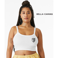 NEW Strayer BELLA+CANVAS® Women’s Micro Rib Spaghetti Strap Tank - White