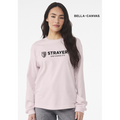 NEW Strayer BELLA+CANVAS® Unisex 6-Ounce Heavyweight Long Sleeve Tee - Soft Pink