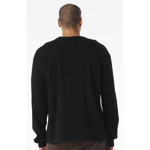 NEW Strayer BELLA+CANVAS® Unisex 6-Ounce Heavyweight Long Sleeve Tee - Black