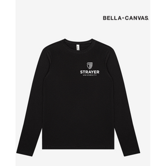 NEW Strayer BELLA+CANVAS® Women’s Jersey Long Sleeve Tee - Black
