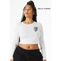 NEW Strayer BELLA+CANVAS® Women’s Micro Rib Long Sleeve Baby Tee - White