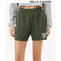 NEW Strayer BELLA+CANVAS® Women’s Cutoff Sweatshort - Military Green