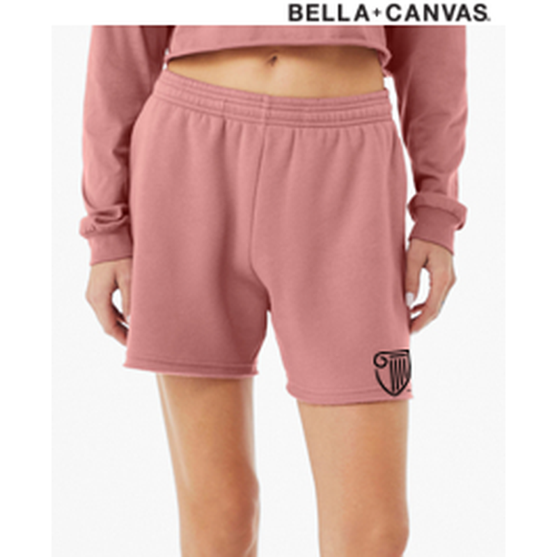 NEW Strayer BELLA+CANVAS® Women’s Cutoff Sweatshort - Mauve