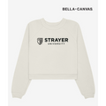 NEW Strayer BELLA+CANVAS® Women’s Raglan Pullover Sponge Fleece - Vintage White