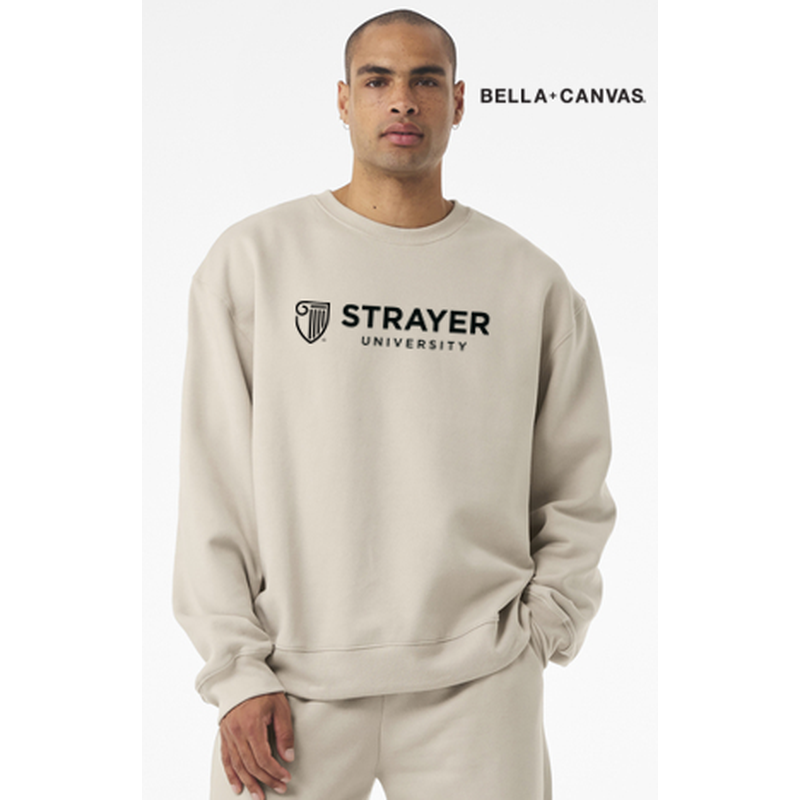 NEW Strayer BELLA+CANVAS® Unisex 10-Ounce Heavyweight Crewneck Sweatshirt - Dust
