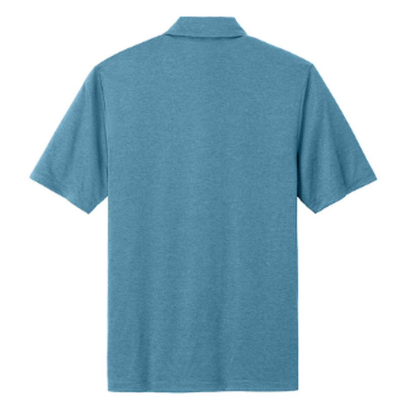 NEW STRAYER Mercer+Mettle® Recharge Jersey Polo - Harbor Blue Heather