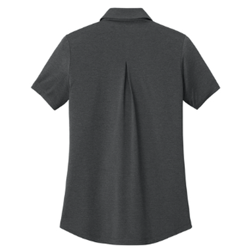 NEW STRAYER Mercer+Mettle® Women’s Recharge Jersey Polo - Anchor Grey Heather