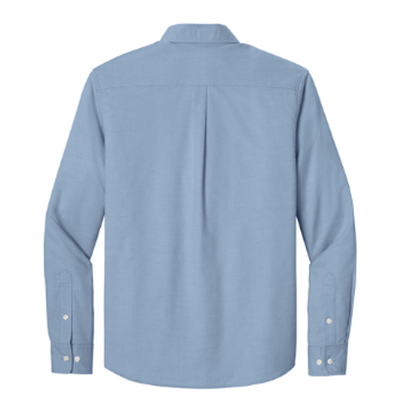 NEW STRAYER Mercer+Mettle® Long Sleeve Modern Oxford Shirt (3.5-in logo) - Cobalt