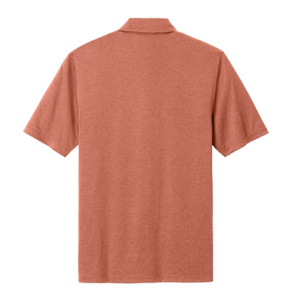 STRAYER HONORS Mercer+Mettle® Recharge Jersey Polo (4-in logo) - Sienna Heather