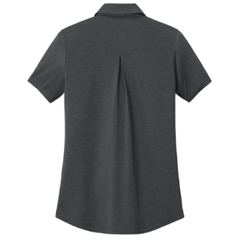 STRAYER HONORS Mercer+Mettle® Women’s Recharge Jersey Polo (4-in logo) - Anchor Grey Heather