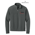 STRAYER HONORS Mercer+Mettle® Linear Texture 1/4-Zip (4-in logo) - Storm Grey