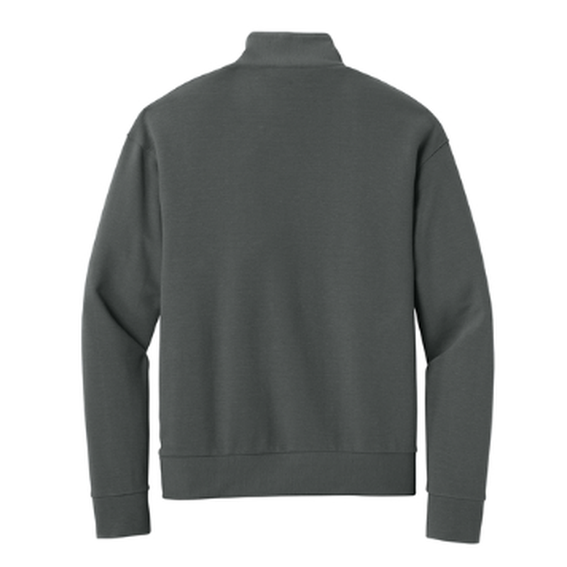 STRAYER HONORS Mercer+Mettle® Linear Texture 1/4-Zip (4-in logo) - Storm Grey