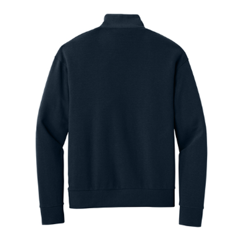 STRAYER HONORS Mercer+Mettle® Linear Texture 1/4-Zip (4-in logo) - Night Navy