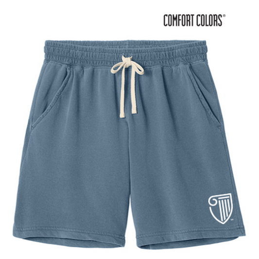 NEW STRAYER Comfort Colors® Lightweight Sweatshort (2 in logo) - Blue Jean