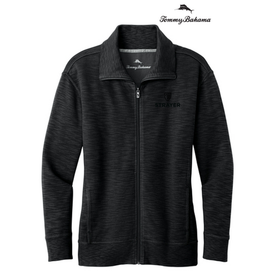 NEW STRAYER Tommy Bahama® Women’s Tobago Bay Full-Zip (3 in logo) - Black