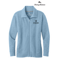 NEW STRAYER Tommy Bahama® Ladies Tobago Bay Full-Zip (3 in logo) - Light Sky Blue