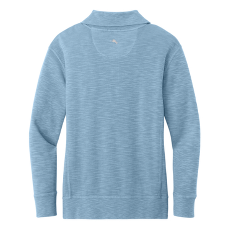 NEW STRAYER Tommy Bahama® Ladies Tobago Bay Full-Zip (3 in logo) - Light Sky Blue