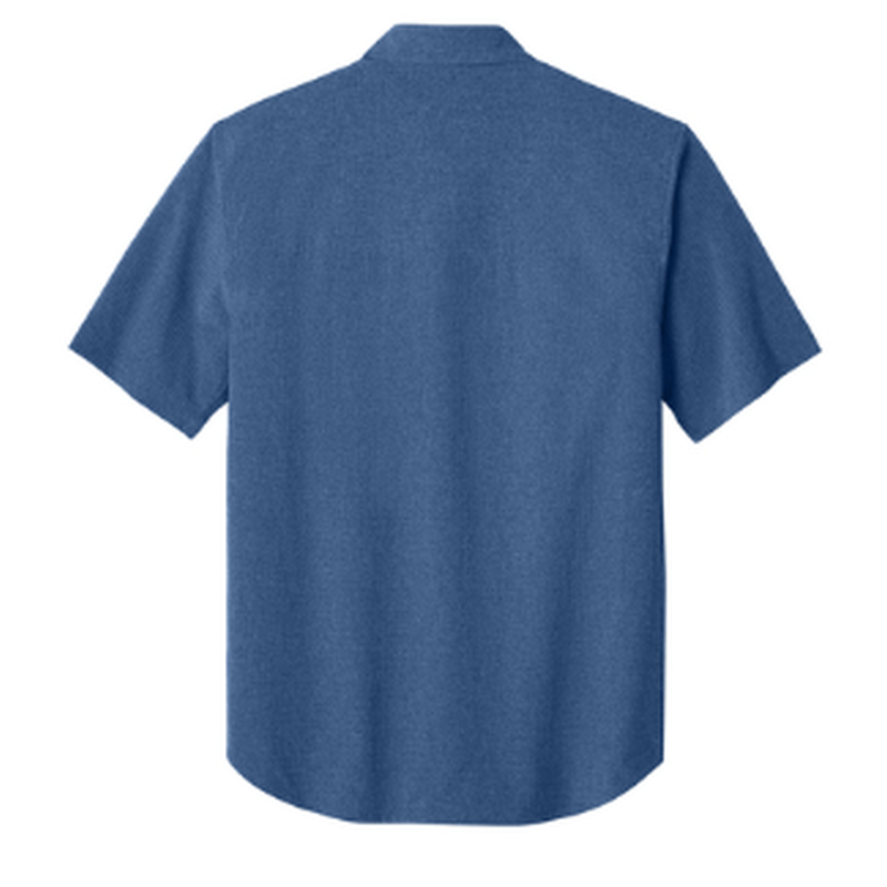 NEW STRAYER Tommy Bahama® Sandy Point Short Sleeve Shirt (3.5 in logo) - Classic Blue