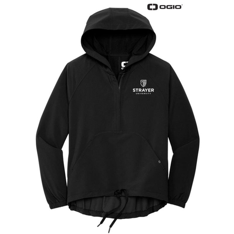 NEW STRAYER OGIO® Ladies Connection Anorak - Blacktop