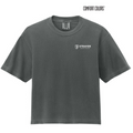 STRAYER HONORS Comfort Colors® Women’s Heavyweight Boxy Tee (4-in logo) - Pepper