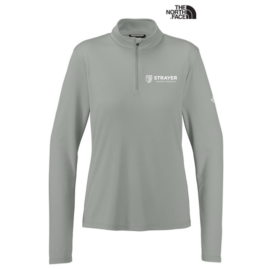 STRAYER HONORS The North Face® Women’s Ambition 1/4-Zip (4-in logo) - Meld Grey Heather
