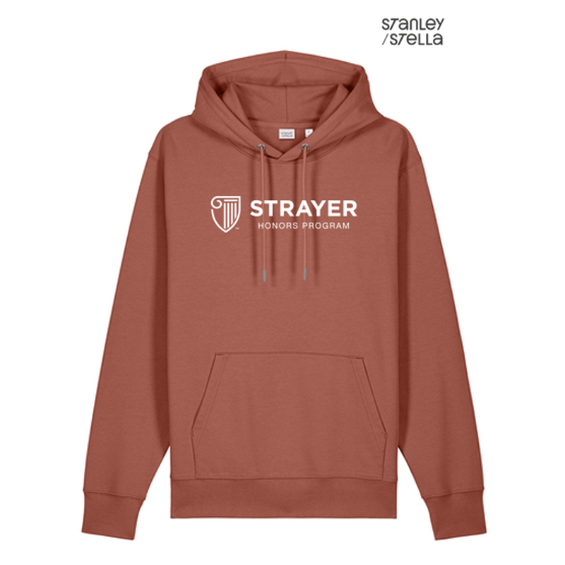 STRAYER HONORS Stanley/Stella Unisex Cruiser 2.0 Hooded Sweatshirt (10-in logo) - Heritage Brown