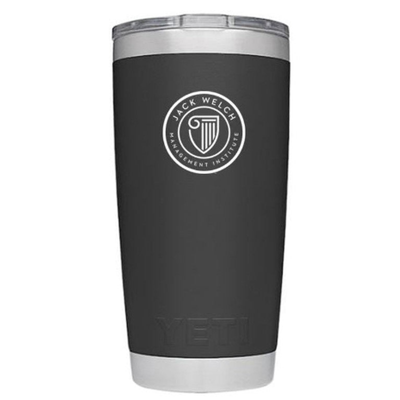 JWMI YETI RAMBLER® 20 OZ TUMBLER  WITH MAGSLIDER™ LID - Black