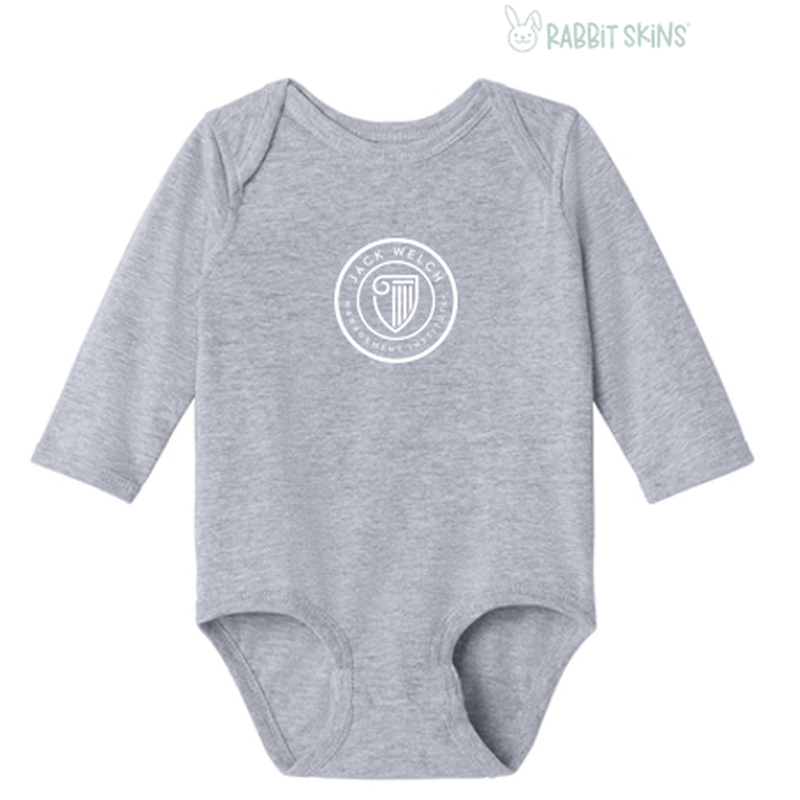 JWMI Rabbit Skins™ Infant Long Sleeve Jersey Bodysuit - Heather