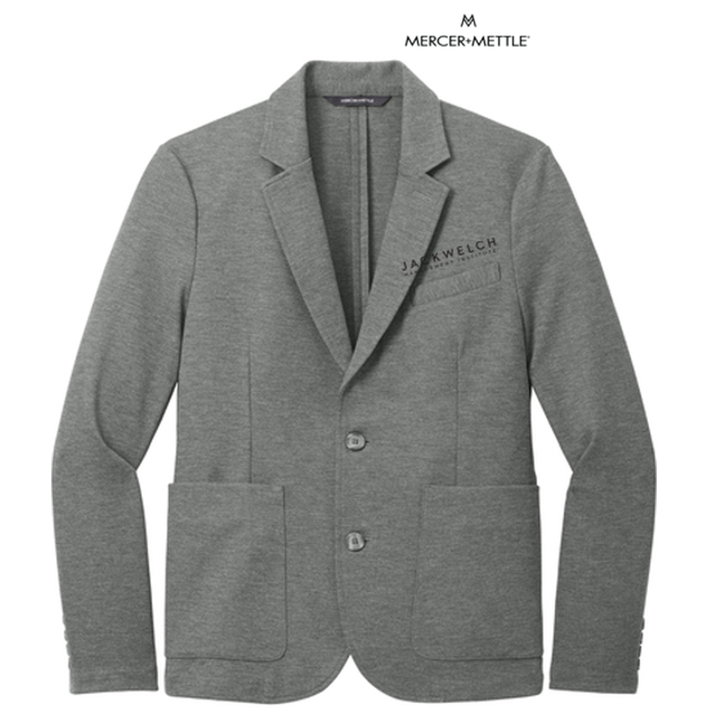 NEW JWMI - Mercer+Mettle® Relaxed Knit Blazer - Storm Grey Heather