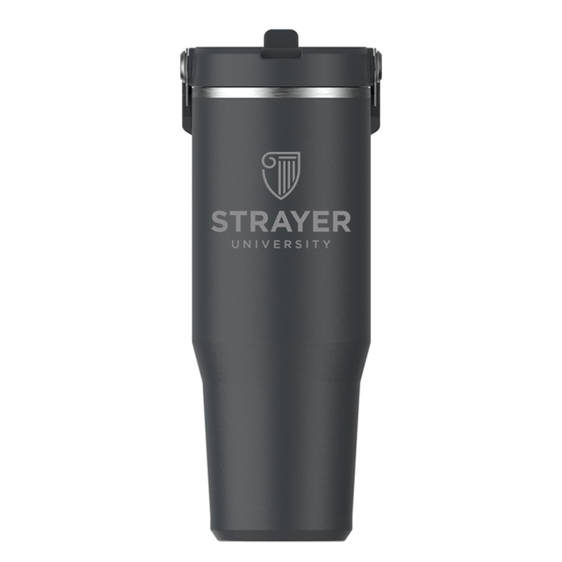 STRAYER Stanley IceFlow™ 2.0 Flip Straw Tumbler 30 oz - BLACK