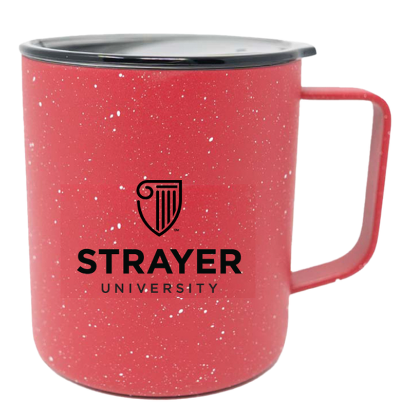 STRAYER Speckled Rover Copper Vacuum Insulated Camp Mug 14oz - Red