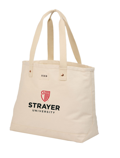 STRAYER  FEED Organic Cotton Weekend Tote - NATURAL