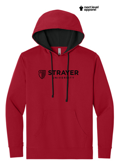 STRAYER Next Level Apparel® Laguna Hoodie - Red/Black