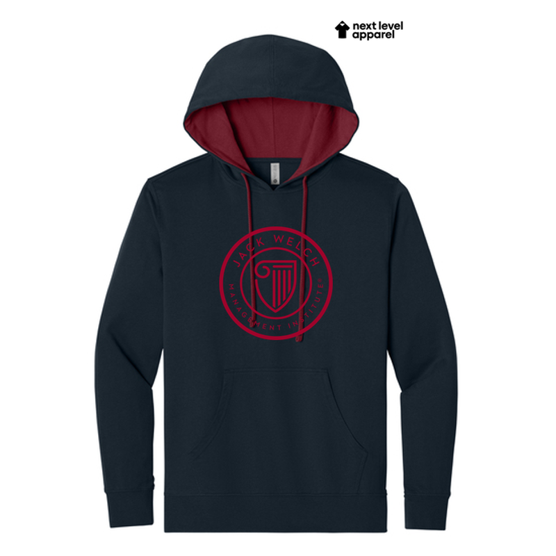 JWMI Next Level Apparel® Laguna Hoodie - Midnight Navy/Cardinal