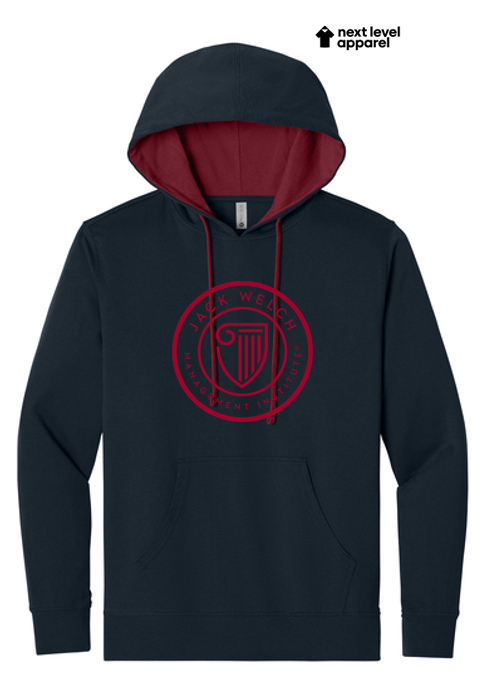 JWMI Next Level Apparel® Laguna Hoodie - Midnight Navy/Cardinal