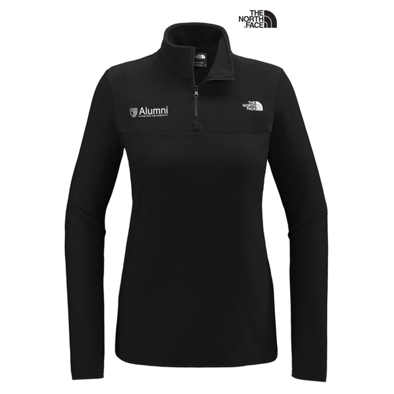 STRAYER ALUMNI The North Face® Ladies Glacier 1/4-Zip Fleece - TNF Black