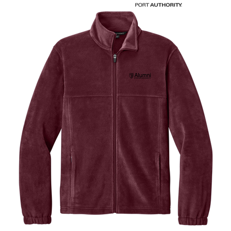 STRAYER ALUMNI Port Authority® Plush Fleece Full-Zip Jacket - Burgundy