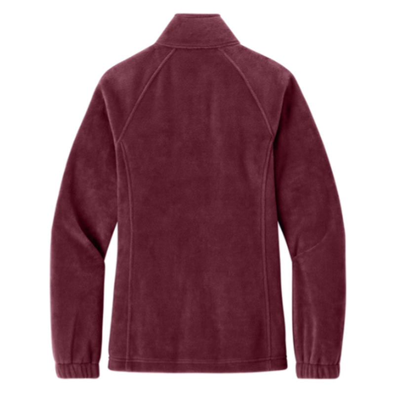 STRAYER ALUMNI Port Authority® Women’s Plush Fleece Full-Zip Jacket - Burgundy
