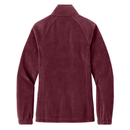 STRAYER ALUMNI Port Authority® Women’s Plush Fleece Full-Zip Jacket - Burgundy