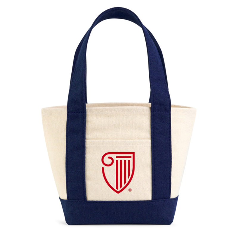 STRAYER Petite Canvas Tote - Navy – Strayer Gift Store