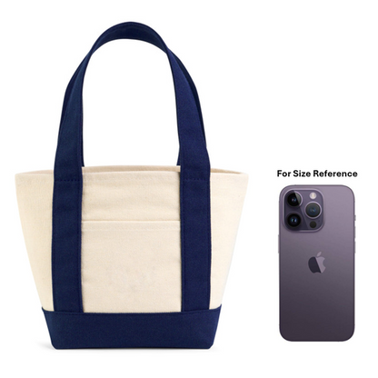 STRAYER Petite Canvas Tote - Navy