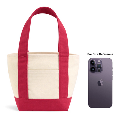 STRAYER Petite Canvas Tote - Red