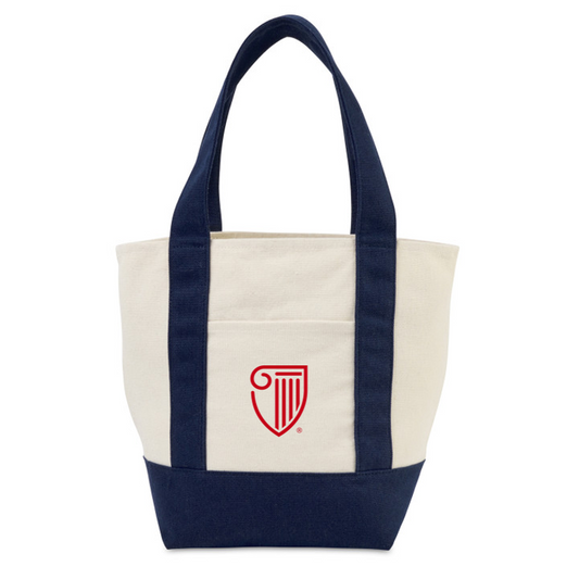 STRAYER Mini Canvas Tote - Navy