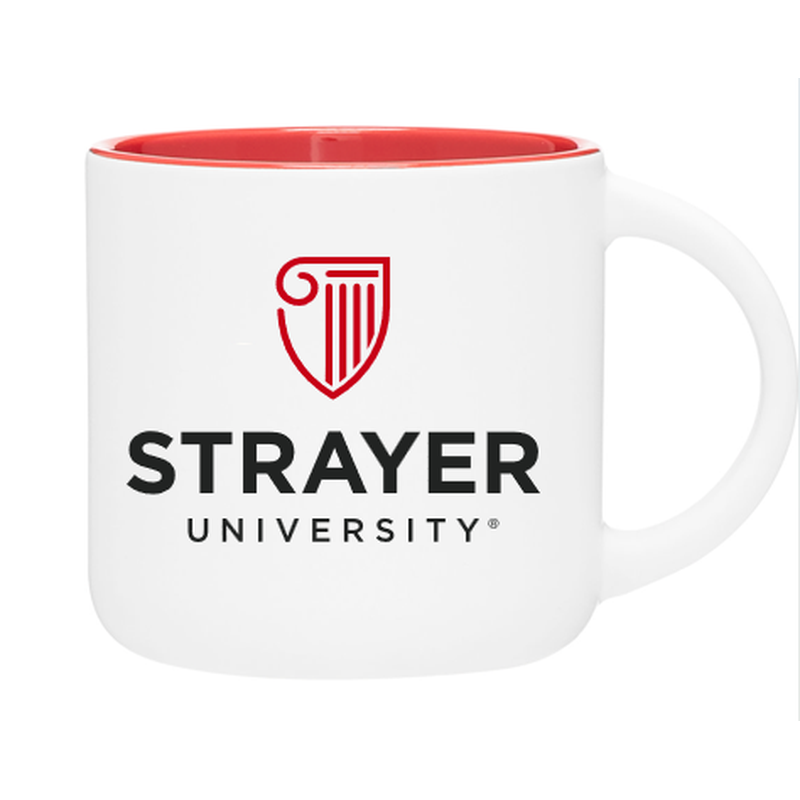 STRAYER Minolo Mug- White/Red