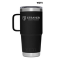 STRAYER HONORS YETI RAMBLER 20 OZ TRAVEL MUG WITH STRONGHOLD LID - BLACK