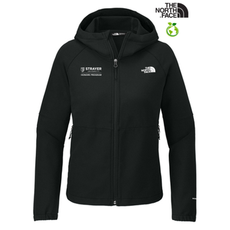 STRAYER HONORS - The North Face® Ladies Barr Lake Hooded Soft Shell Jacket - TNF Black Heather
