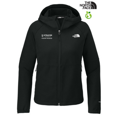 NEW STRAYER HONORS - The North Face® Ladies Barr Lake Hooded Soft Shell Jacket - TNF Black Heather