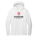 STRAYER Allmade® Unisex Tri-Blend Hoodie Tee - Bright White