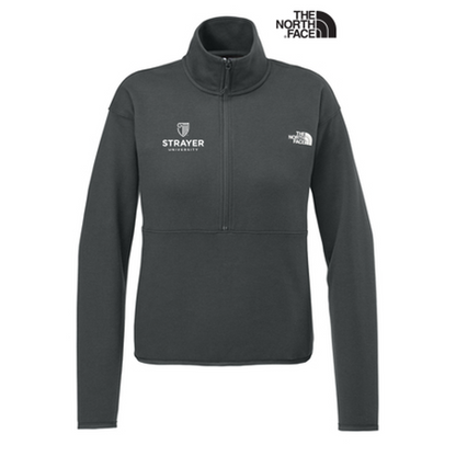 NEW STRAYER - The North Face® Women’s Double-Knit 1/2-Zip Fleece - Asphalt Grey