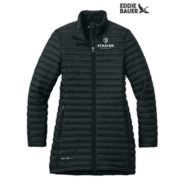 STRAYER - Eddie Bauer® Women’s Packable Quilted Full-Zip - Black